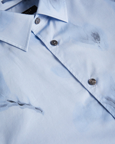 LOUSHO-Shirts-SS Large Floral Print Shirt- Ted Baker Romania